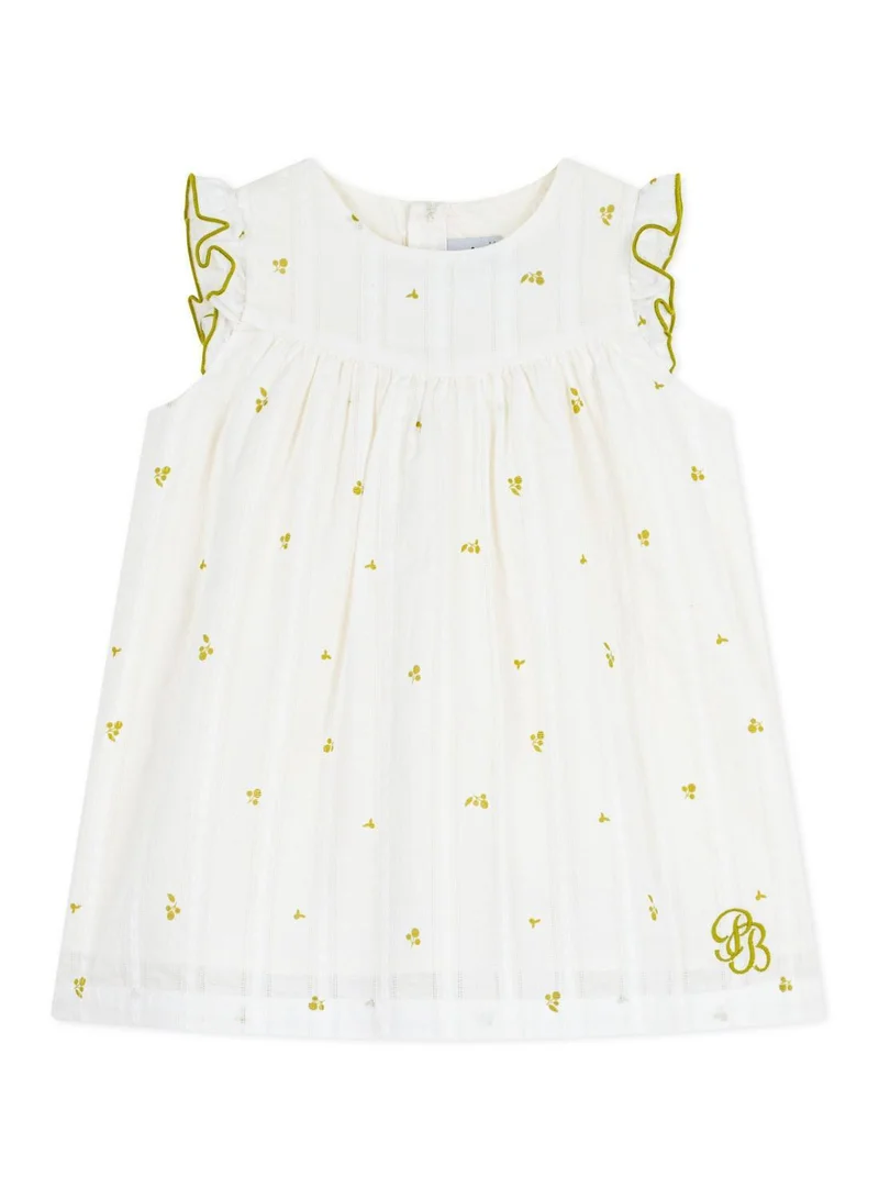 بيتي باتو Babies' sleeveless floral print cotton dress